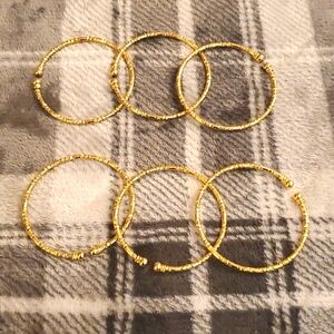Opened Bangles, Set of 6